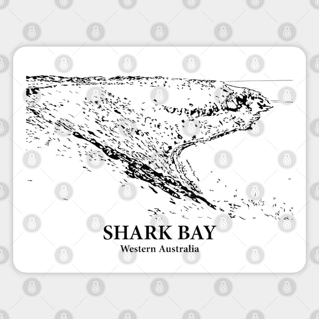 Shark Bay - Western Australia Magnet by Lakeric